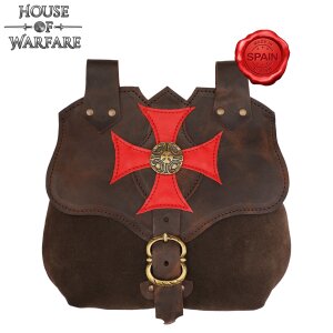 Handcrafted Genuine Leather Crusader Belt Bag