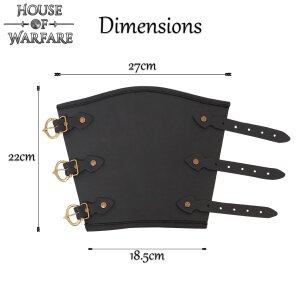 Handcrafted Genuine Leather Plain Bracers