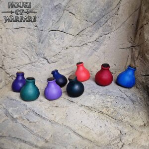 Dunkelgrüner Schaumstoff Zaubertrank Potion für Larp und Cosplay