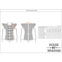 Wildleder Weste ärmellose Jacke Wams Musketier Typ 2  Schwarz