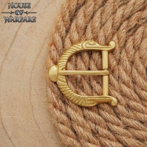 Solid Brass Viking Belt Buckle