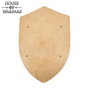 Customizable Wooden Shield Natural Small