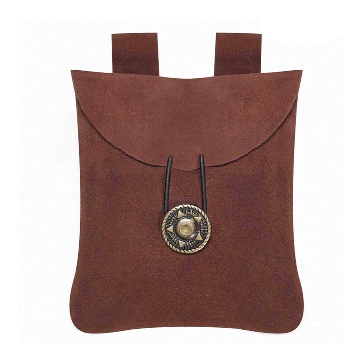 Suede Belt Bag,  Suede Leather, Maroon,...