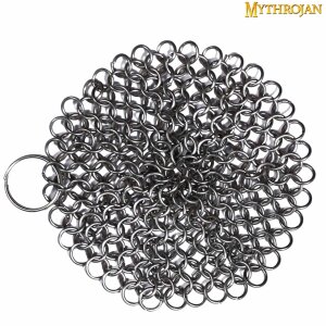 Chainmail Round Stainless Steel Scrubber, Ideal For...