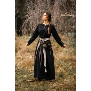 Wikinger Unterkleid Schwarz "Helga"