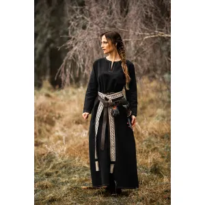 Wikinger Unterkleid Schwarz "Helga"