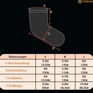 Wikingersocken nadelgebunden