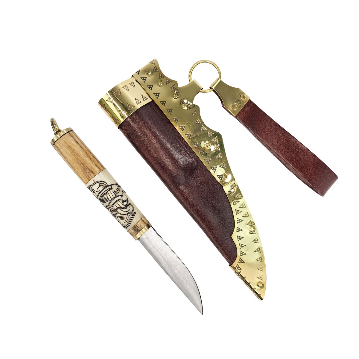 Wikinger Messer im Osebergstil inkl. Led box