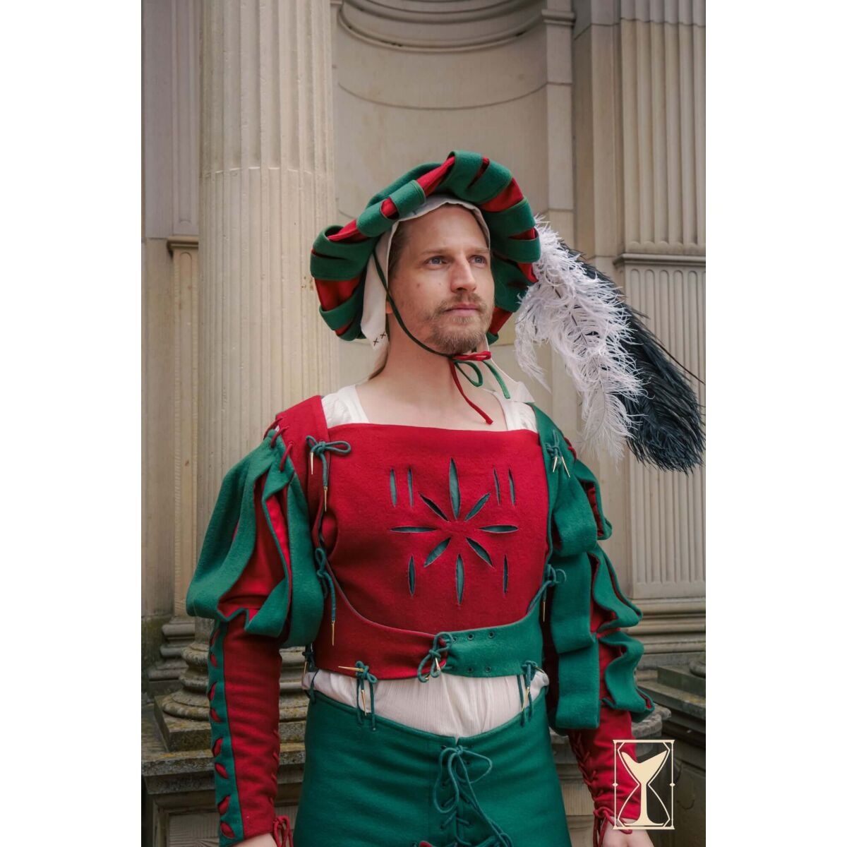 Landsknecht Wams Grün/Rot – W box