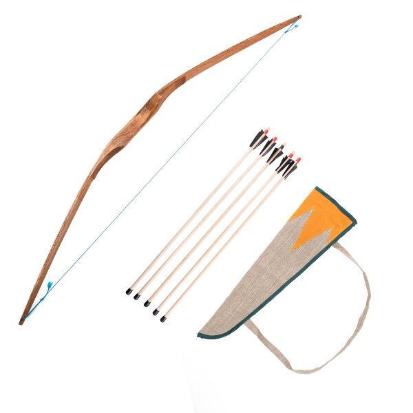95cm Bow set with 5 arrows and quiver