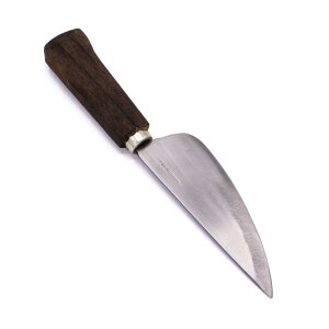 Handmade mincing knife with cramp handle 16cm blade