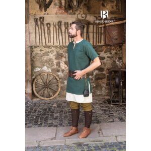 short arm tunic Aegir green