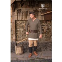 Herringbone tunic Tyr olive/grey