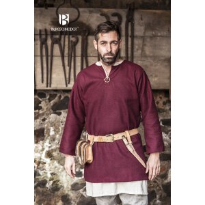 Wool tunic Lodin bordeaux XXXL