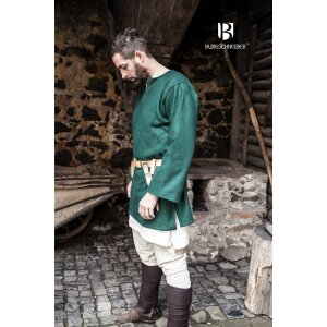 Wool tunic Lodin green S