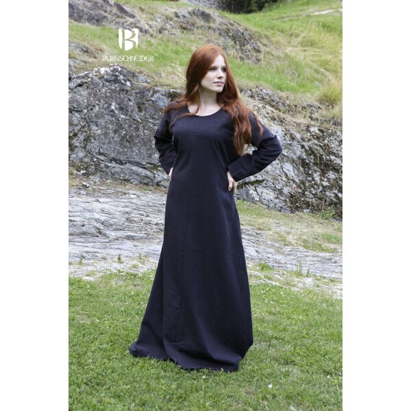 Mittelalter Kleid Typ Unterkleid Freya Schwarz