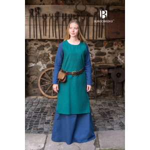 Mittelalter Kleid Typ Unterkleid Freya Waidblau L