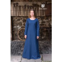 Mittelalter Kleid Typ Unterkleid Freya Waidblau XXXL
