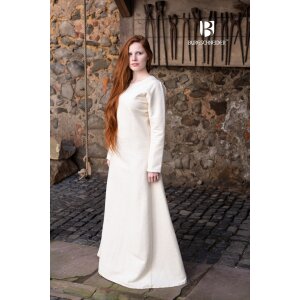 Winter Mittelalter Kleid Typ Unterkleid Thora Natur XXL