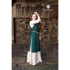 Mittelalter Kleid Typ Überkleid Haithabu Grün S