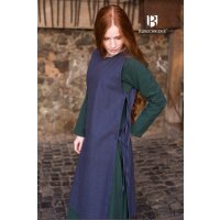 Mittelalter Kleid Typ &Uuml;berkleid Haithabu Blau S