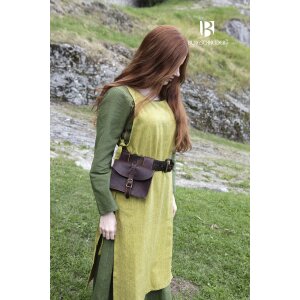 Mittelalter Kleid Typ Überkleid Haithabu Safran S