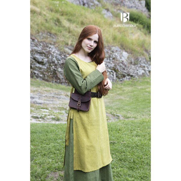 Mittelalter Kleid Typ Überkleid Haithabu Safran XXL