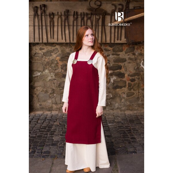Dress Jodis wool bordeaux-colored S