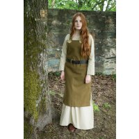 Wikinger Kleid Typ Trägerkleid Jodis Wolle Herbstgrün M