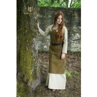 Wikinger Kleid Typ Trägerkleid Jodis Wolle Herbstgrün L