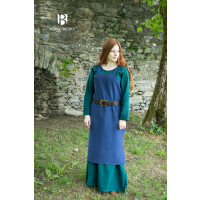 Wikinger Kleid Typ Trägerkleid Frida Baumwolle Blau S