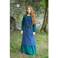 Wikinger Kleid Typ Trägerkleid Frida Baumwolle Blau L
