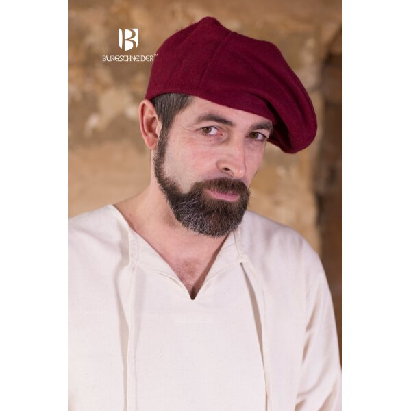 Beret Harald red S = 57 cm