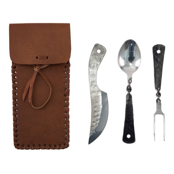 Cutlery set 3 pcs with bag