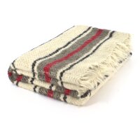 Handwoven blanket carpet giant blanket red 210 x 220 cm