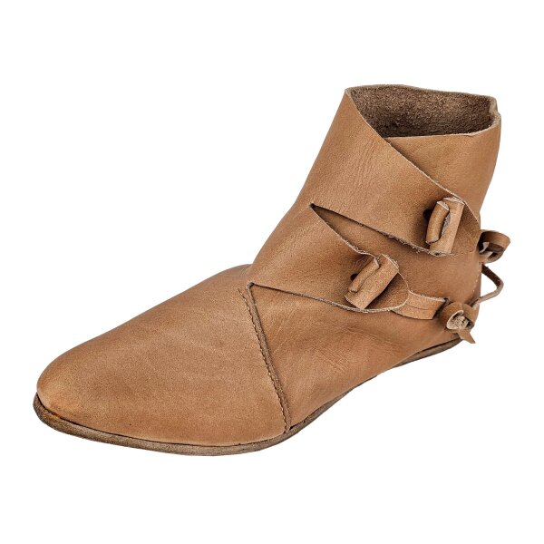 Half-Boots early medieval natural brown 36