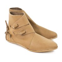 Half-Boots early medieval natural brown 38