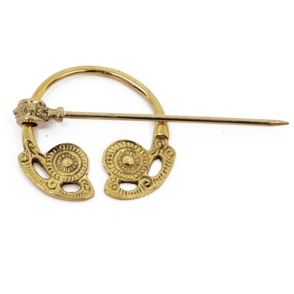 Brass fibula Goldsborough 6.5 cm