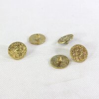 Brass button rose 2 cm diameter