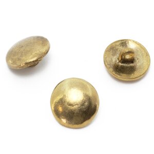 Brass button polished