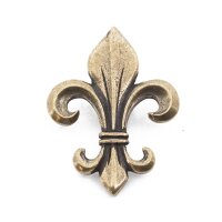 fitting fleur-de-lis extra big 6x5cm