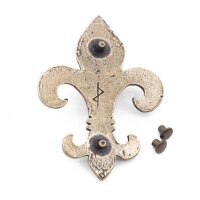 fitting fleur-de-lis extra big 6x5cm