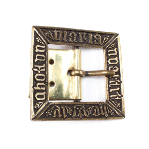 brass buckle plate for 3 cm straps