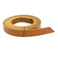 Leather straps, light brown 20mm