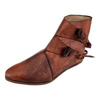 Wikinger Schuhe Typ Jorvik mit einfach genagelter Sohle Braun