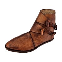 Wikinger Schuhe Typ Jorvik mit genagelter Doppelsohle Braun Gr. 37