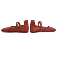 Cow mouth shoes 16th century landsknecht korduan red Size 40