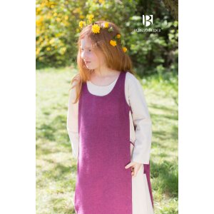 Kinder Mittelalter Kleid Typ Überkleid Ylva Flieder 104