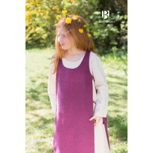 Kinder Mittelalter Kleid Typ Überkleid Ylva Flieder 116