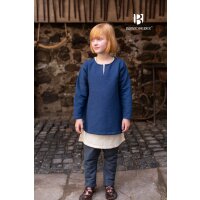 Children medieval tunic Eriksson blue